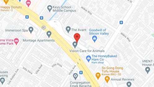 Map of the neighborhood around Palo Alto Commons