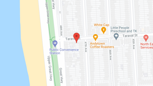 Map of the neighborhood around Taraval Residential Care Home