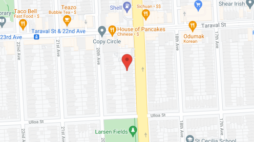 Map of the neighborhood around Parkside Retirement Home