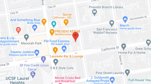 Map of the neighborhood around Kennedy's Rest Manor