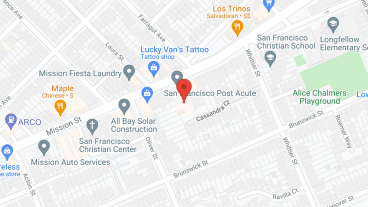 San Francisco Post Acute in google map