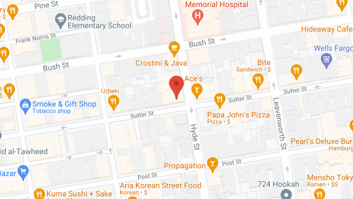 Map of the neighborhood around The Granada