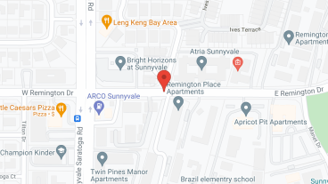 Atria Sunnyvale in google map