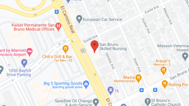San Bruno Skilled Nursing Hosp in google map