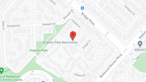 Map of the neighborhood around Dolphin Park Rest Home