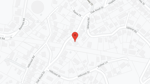 Map of the neighborhood around Oak Knoll Manor