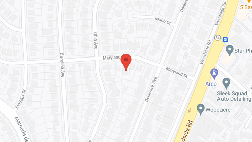Map of the neighborhood around Maryland Home