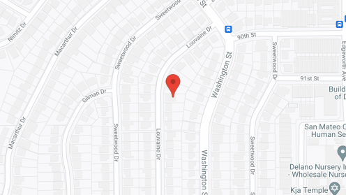Map of the neighborhood around Angela's Rest Home I