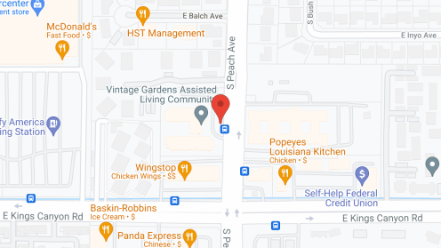 Map of the neighborhood around Vintage Gardens