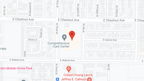 Map of the neighborhood around Convalescent Care Ctr