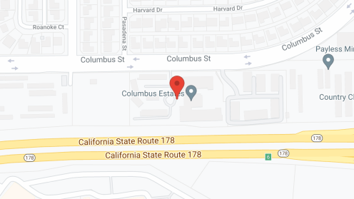 Map of the neighborhood around Columbus Estates