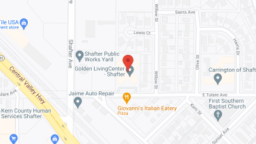Golden Living Center Shafter in google map
