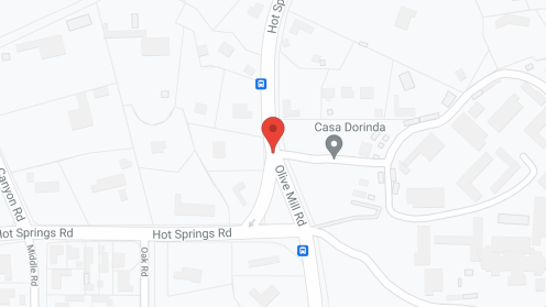 Map of the neighborhood around Casa Dorinda Retirement