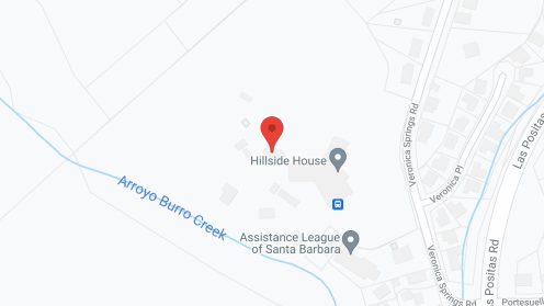 Map of the neighborhood around Hillside House