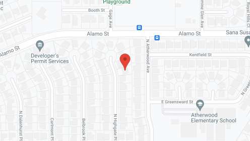 Map of the neighborhood around Autumn Manor
