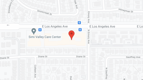 Map of the neighborhood around Ivy Park at Simi Valley