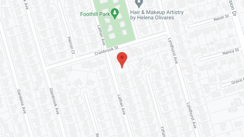 Map of the neighborhood around Rose House