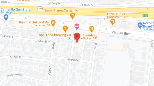 Map of the neighborhood around Hickory House