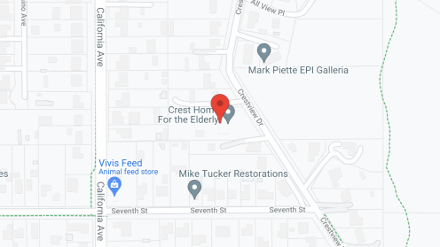 Map of the neighborhood around Crest Home For the Elderly