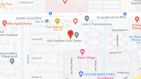 Map of the neighborhood around Palm Grove Care Ctr