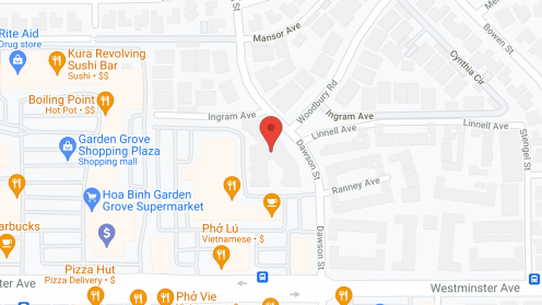Map of the neighborhood around Westminster Villa