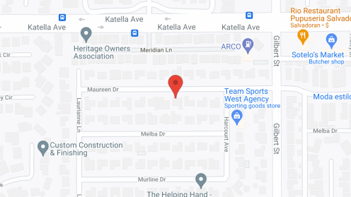 Map of the neighborhood around Maureen Guest Home