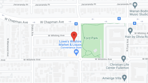 Map of the neighborhood around Kaego's Richman Gardens