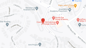 Meridian at Anaheim Hills in google map