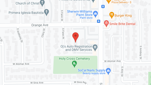 Map of the neighborhood around Sun Mar Nursing Center
