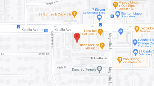 Map of the neighborhood around Chapman Guest Village