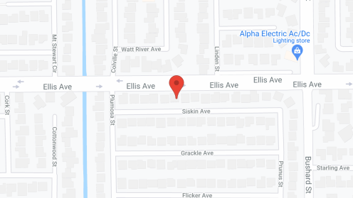 Map of the neighborhood around Granny's Garden