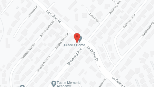 Map of the neighborhood around Grace's Home II