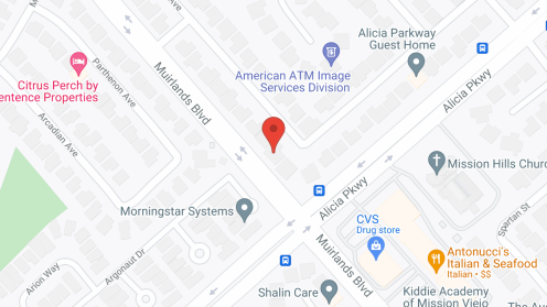 Map of the neighborhood around Villa Victoria Board and Care