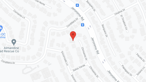 Map of the neighborhood around Chapters RCFE