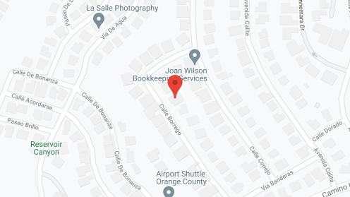 Map of the neighborhood around Niguel Hills Villa I