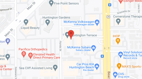 Map of the neighborhood around Huntington Terrace