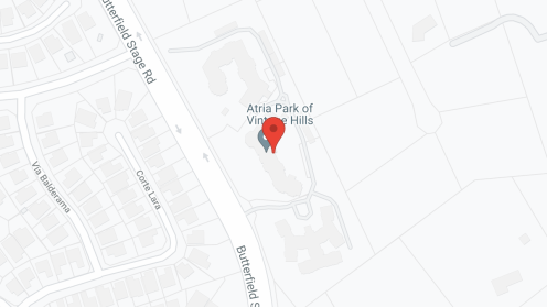 Map of the neighborhood around Atria Park of Vintage Hills