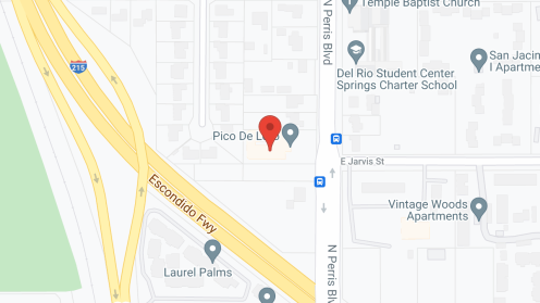 Map of the neighborhood around Pico De Loro-