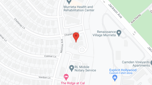 Map of the neighborhood around Beverly Oaks