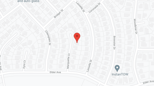 Map of the neighborhood around Rowell Guest Home