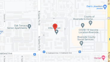Villa Hemet in google map