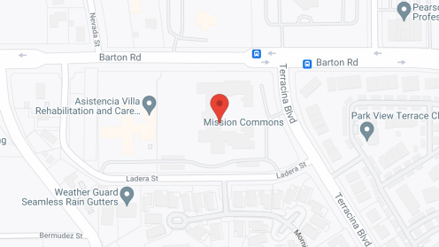 Map of the neighborhood around Mission Commons