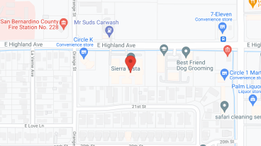 Sierra Vista in google map