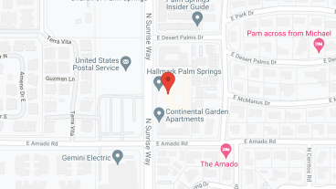 Hallmark Palm Springs in google map