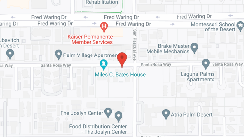 Map of the neighborhood around Atria Palm Desert