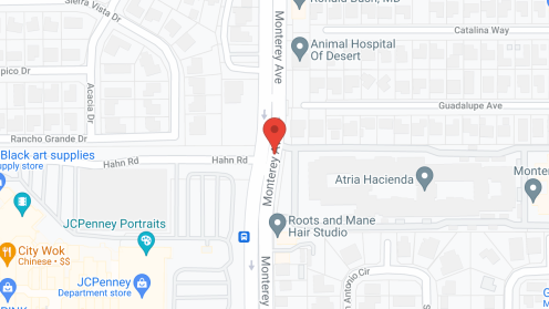 Map of the neighborhood around Atria Hacienda