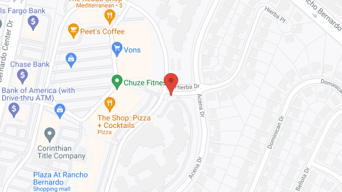 Map of the neighborhood around The Remington Club