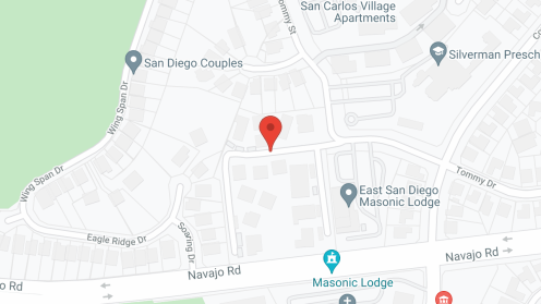 Map of the neighborhood around San Carlos Village Apartments
