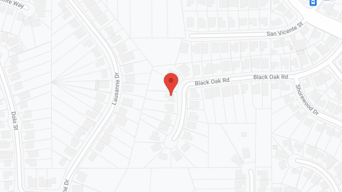Map of the neighborhood around Guiding Light Residential Care