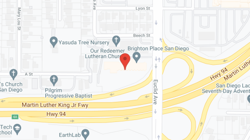 Map of the neighborhood around Brighton Place San Diego